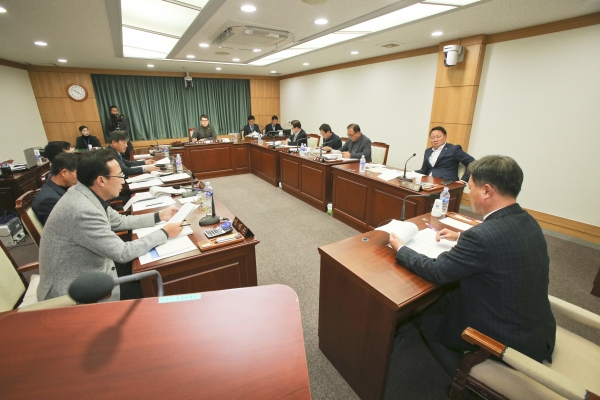 제218회 정례회 산업건설위원회 활동