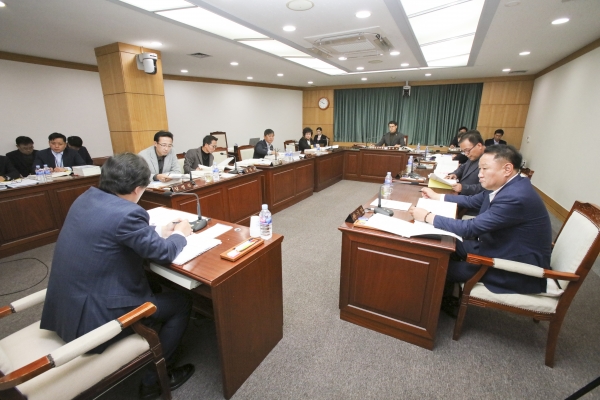제218회 정례회 산업건설위원회 활동