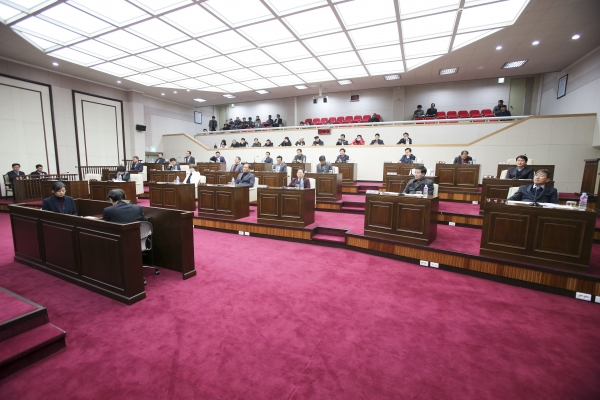 제218회 정례회 제3차 본회의 활동