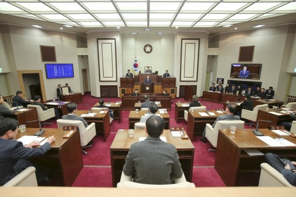 제219회 임시회 제1차 본회의 활동