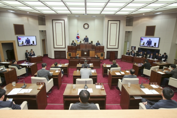 제219회 임시회 제1차 본회의 활동