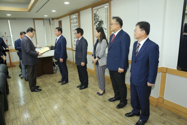 2017년도 회계결산 검사위원 위촉식