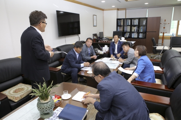 구미 삼성전자네트워크 사업부 일부 수원 이전에 따른 대책회의