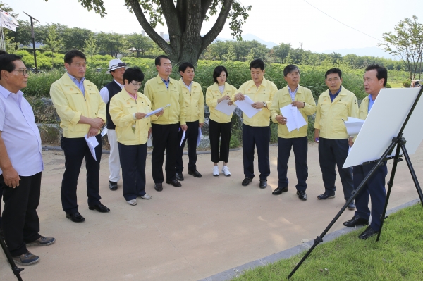 제224회 임시회 산업건설위원회 동락파크골프장 방문