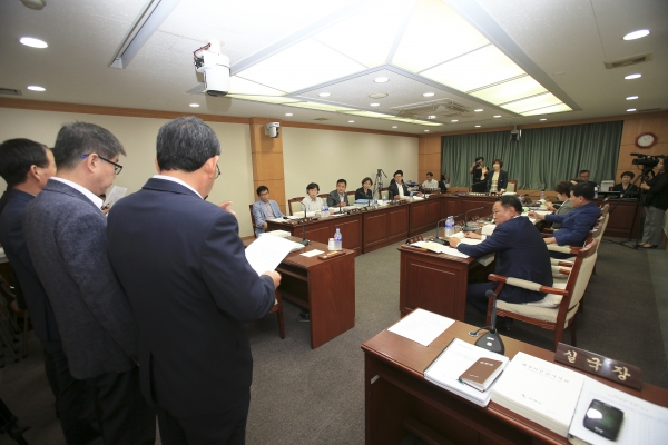 제225회 정례회 기획행정위원회 소관 행정사무감사 활동