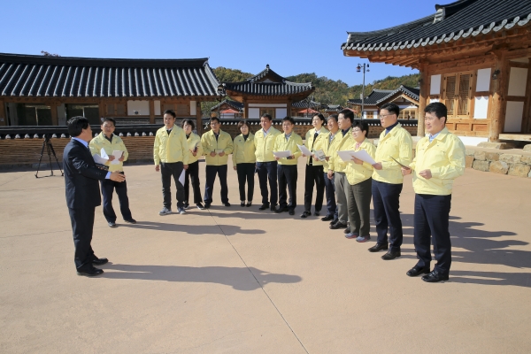 제226회 임시회시 전체의원 신라불교초전지 현장방문