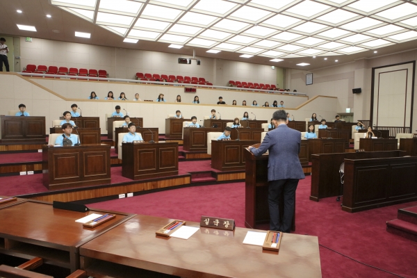 구미시 어린이 미디어 홍보단 의회방문