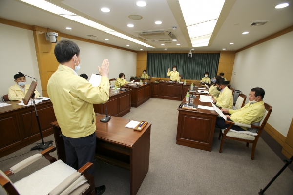 제240회 구미시의회 제1차 정례회시 의회운영위원회 소관 행정사무감사 활동