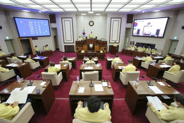 제243회 임시회 개회식 및 제1차 본회의 활동
