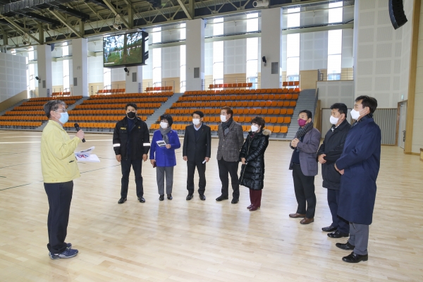 제245회 제2차 정례회시 기획행정위원회 구미시복합스포츠센터 방문