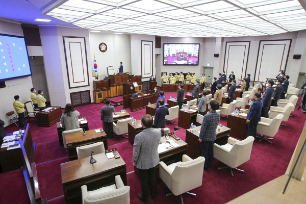 제246회 임시회 개회식 및 제1차 본회의 활동
