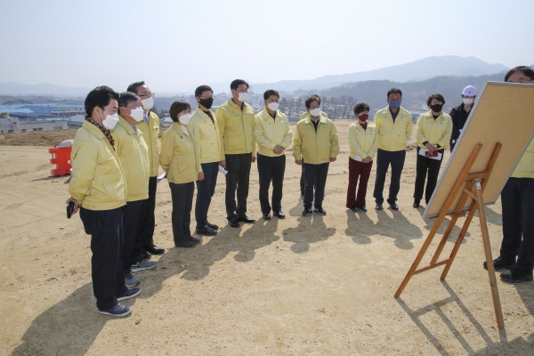 제247회 임시회 산업건설위원회 고아 제2농공단지 공사현장방문