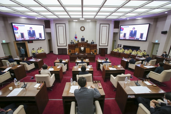제248회 임시회 개회식 및 제1차 본회의 활동