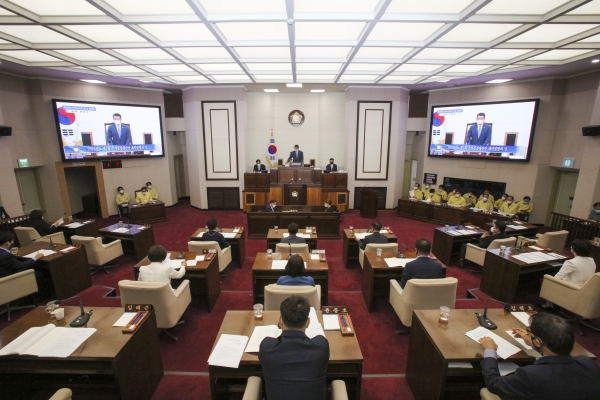 제250회 정례회 개회식 및 제1차 본회의 활동