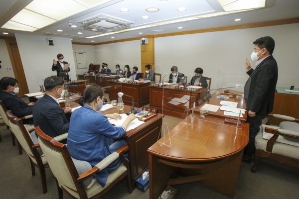 제250회 정례회시 의회운영위원회 소관 행정사무감사 활동