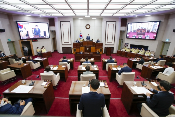 제252회 임시회 개회식 및 제1차 본회의 활동