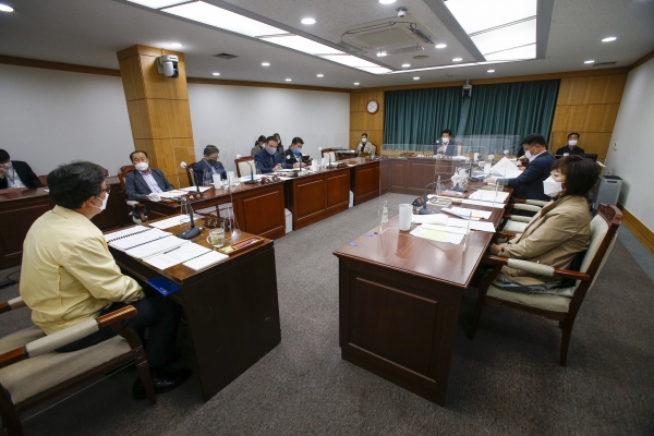 제253회 임시회시 산업건설위원회 소관 2022년도 주요업무계획안 및 조례안 심사활동
