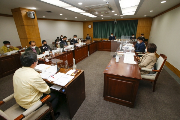 제253회 정례회시 산업건설위원회 소관 조례안 및 2022년도 예산안 예비심사활동