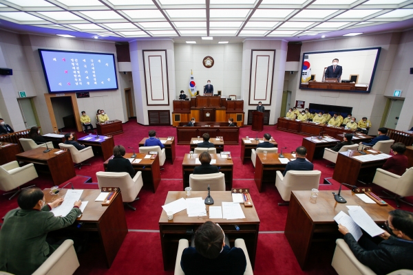제255회 임시회 개회식 및 제1차 본회의 활동