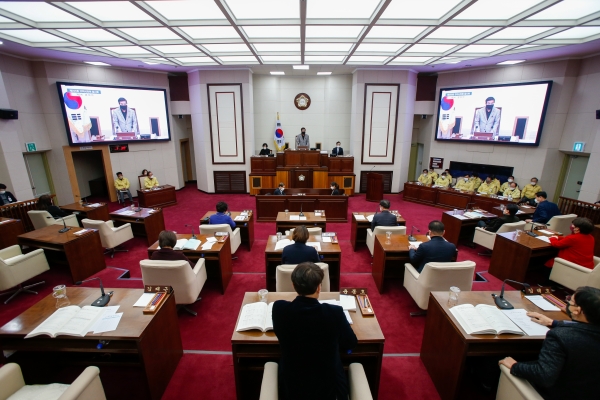 제255회 임시회 제2차 본회의시 2022년도 주요업무보고