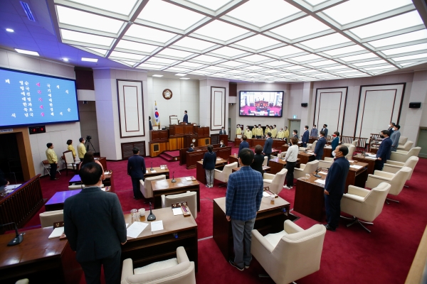 제257회 임시회 개회식 및 제1차 본회의 활동
