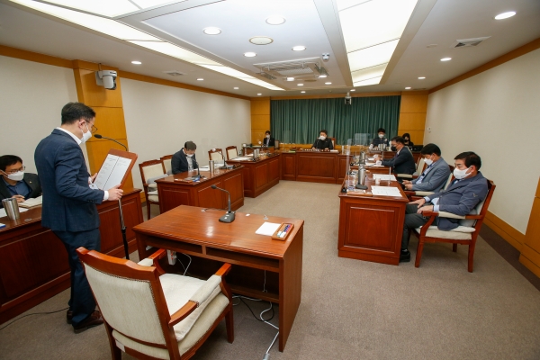 제257회 임시회시 의회운영위원회 활동