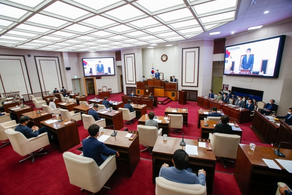 제258회 임시회 개회식 및 제1차 본회의 활동