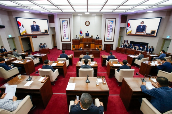제260회 임시회 개회식 및 제1차 본회의 활동