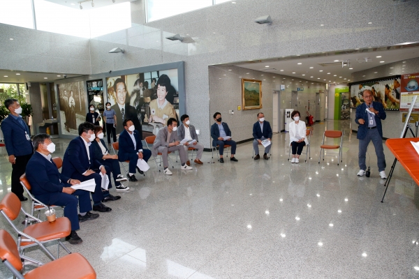 제260회 임시회 기획행정위원회 민족중흥관 현장방문