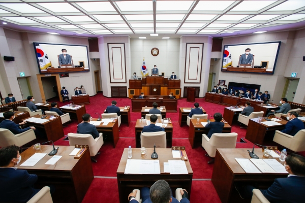 제261회 구미시의회 제1차 정례회 제1차 본회의 활동