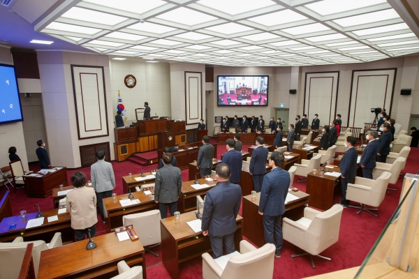 제263회 구미시의회 제2차 정례회 제1차 본회의 활동