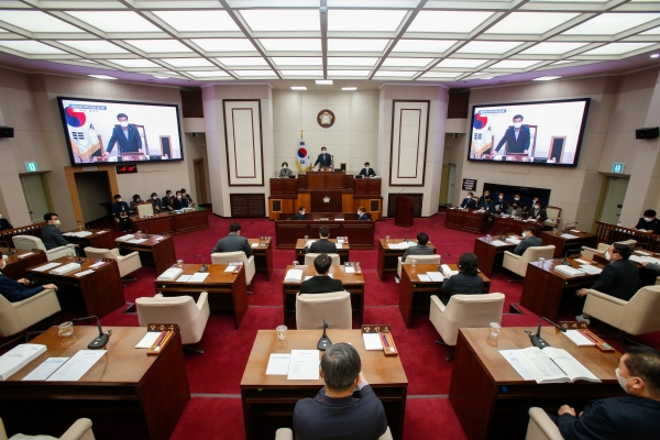 제264회 임시회 제3차 본회의시 2023년도 주요업무보고 청취