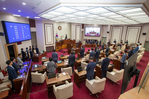 제267회 임시회 개회식 및 제1차 본회의 활동
