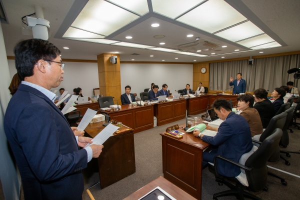 제268회 정례회 산업건설위원회 소관 2023년도 행정사무감사 활동