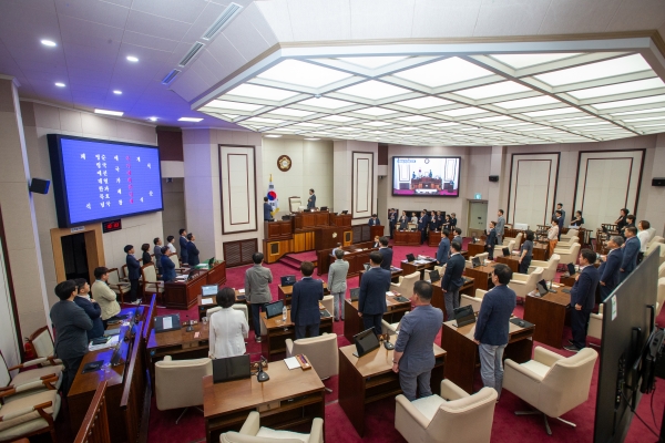 제269회 임시회 개회식 및 제1차 본회의 활동