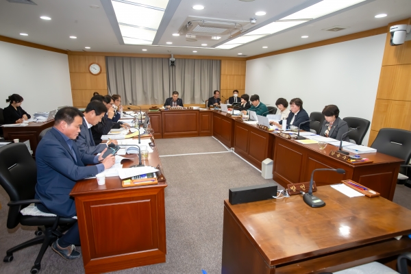 제272회 제2차 정례회시 산업건설위원회 조례안 및 2024년도 예산안 예비심사 활동