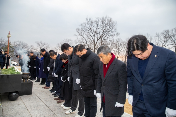 2024년 새해 충혼탑 및 박정희 대통령 생가 참배