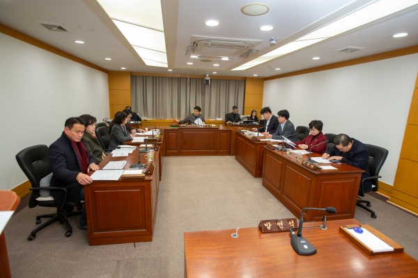 폐회중 의회운영위원회 활동