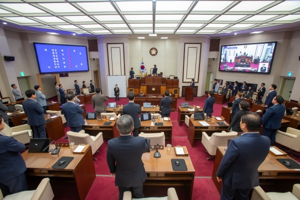 제276회 임시회 개회식 및 제1차 본회의 활동
