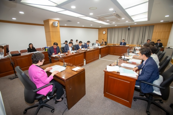 제277회 제1차 정례회시 산업건설위원회 소관 조례안 및 2023회계연도 세입·세출 결산승인안 예비심사 활동