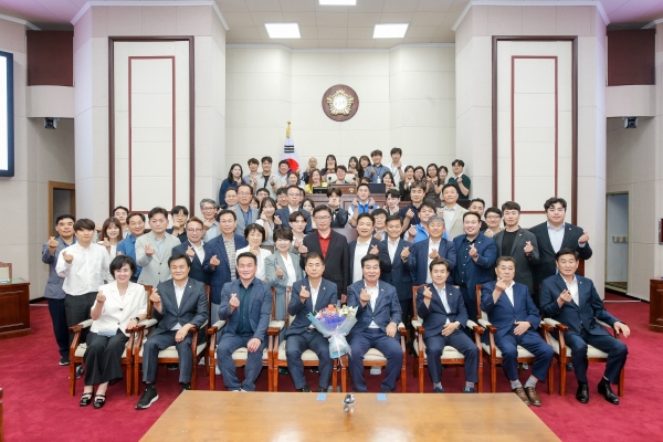 김차병 의회사무국장 퇴임식