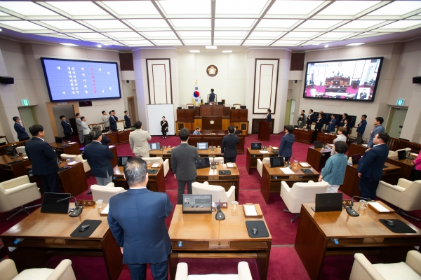 제280회 임시회 개회식 및 제1차 본회의 활동