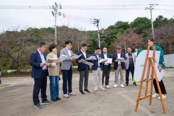 제281회 임시회 산업건설위원회 소나무재선충병 관련 옥성면 현장방문