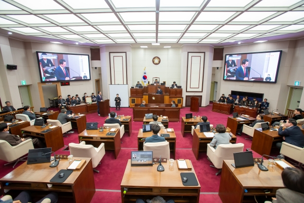 제282회 정례회 제3차 본회의 활동