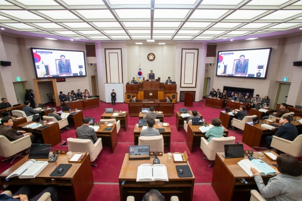 제283회 임시회 제2, 3차 본회의시 실국소별 2025년도 주요업무계획 보고