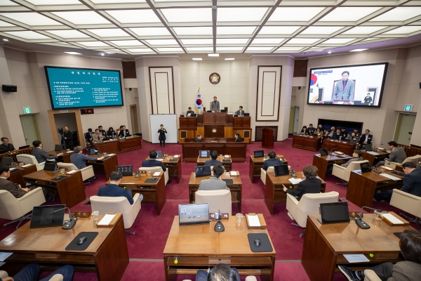 제285회 임시회 제2차 본회의 활동