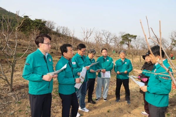 폐회중 산업건설위원회 옥성면 산불예방을 위한 현장 방문