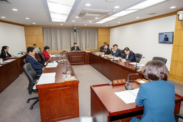 제286회 임시회시 문화환경위원회 조례안 활동