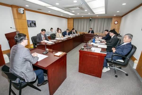제286회 임시회시 산업건설위원회 조례안 활동