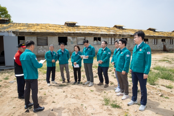 제286회 임시회시 산업건설위원회 농산물산지유통센터 공사현장 방문활동